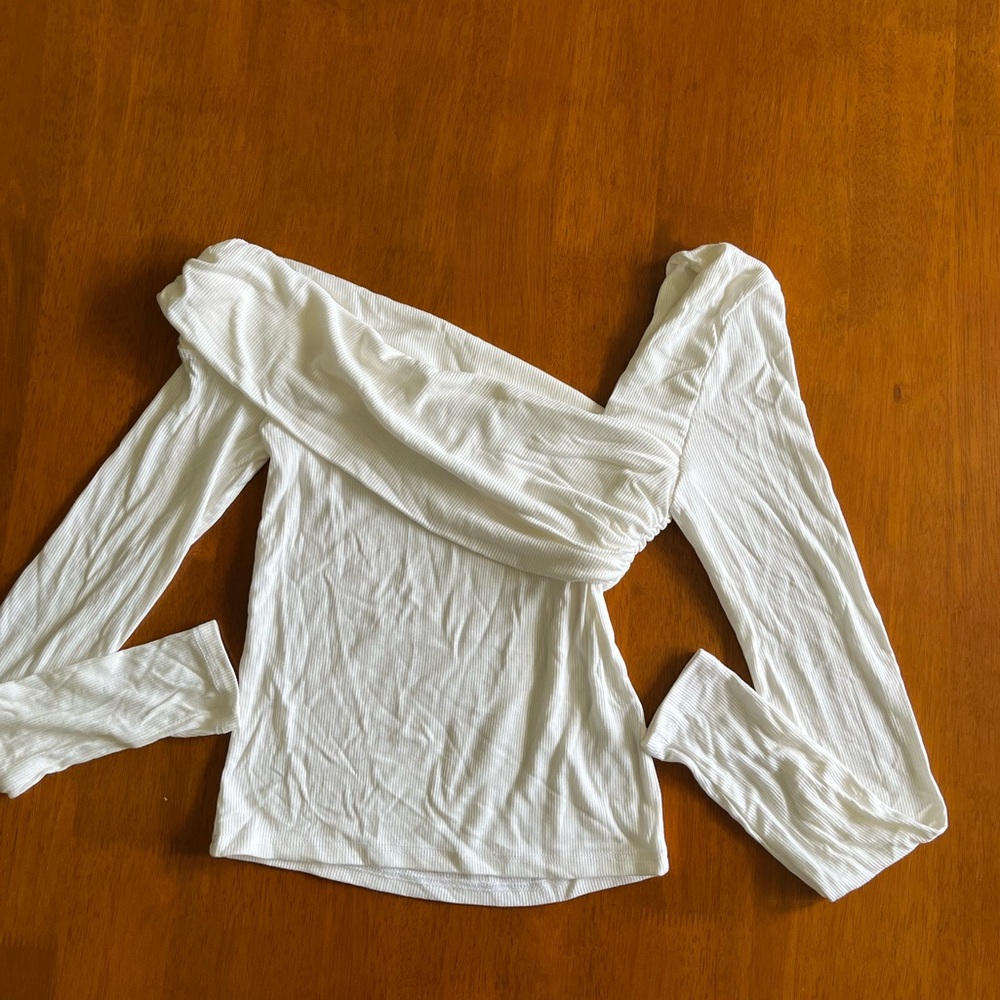 Honey Punch One Shoulder Long Sleeve Top - XS